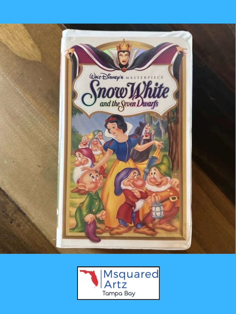 Snow White and the Seven Dwarfs VHS Walt Disney Masterpiece Collection  Inserts